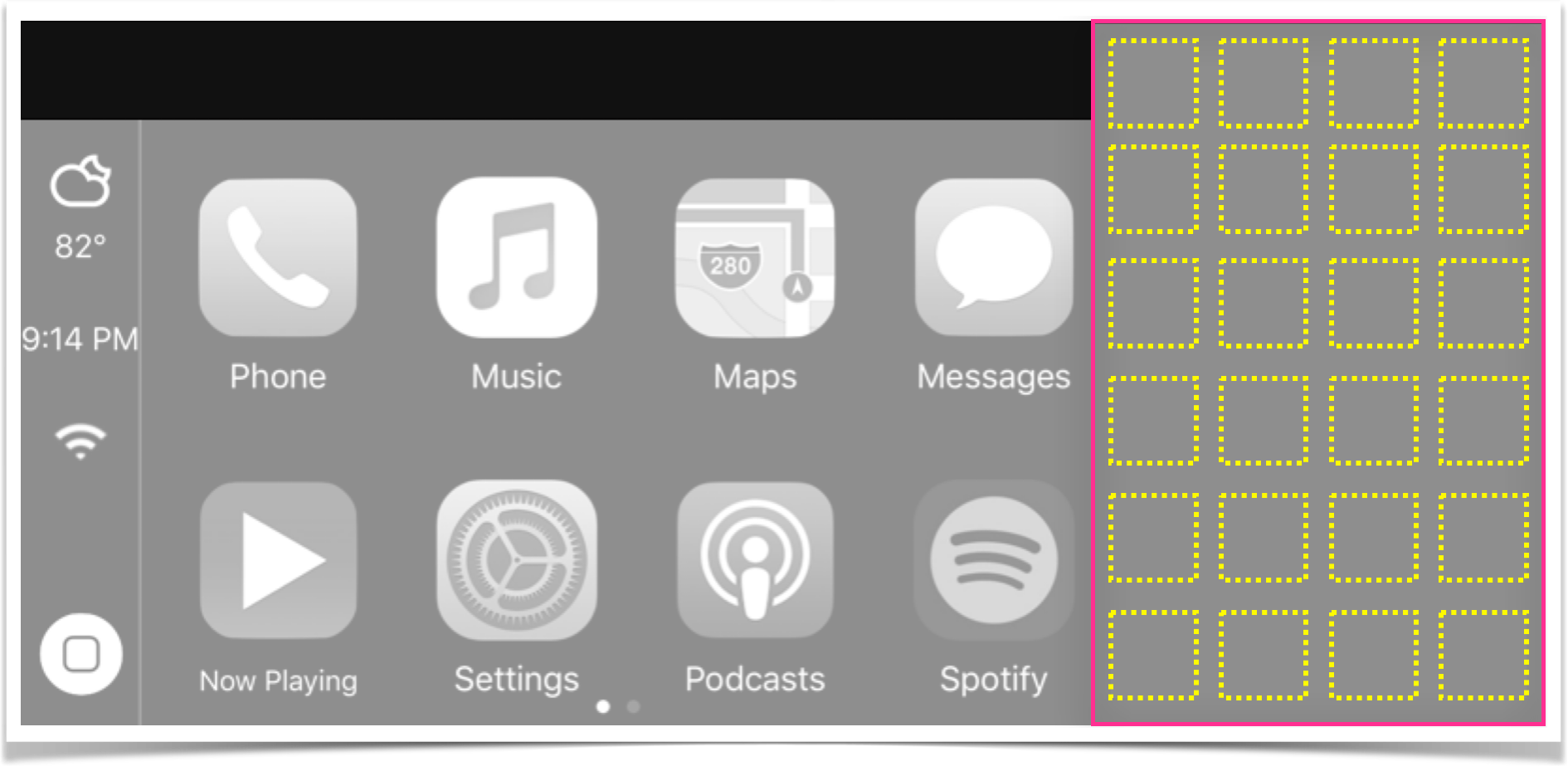 Initial Concept Wireframes